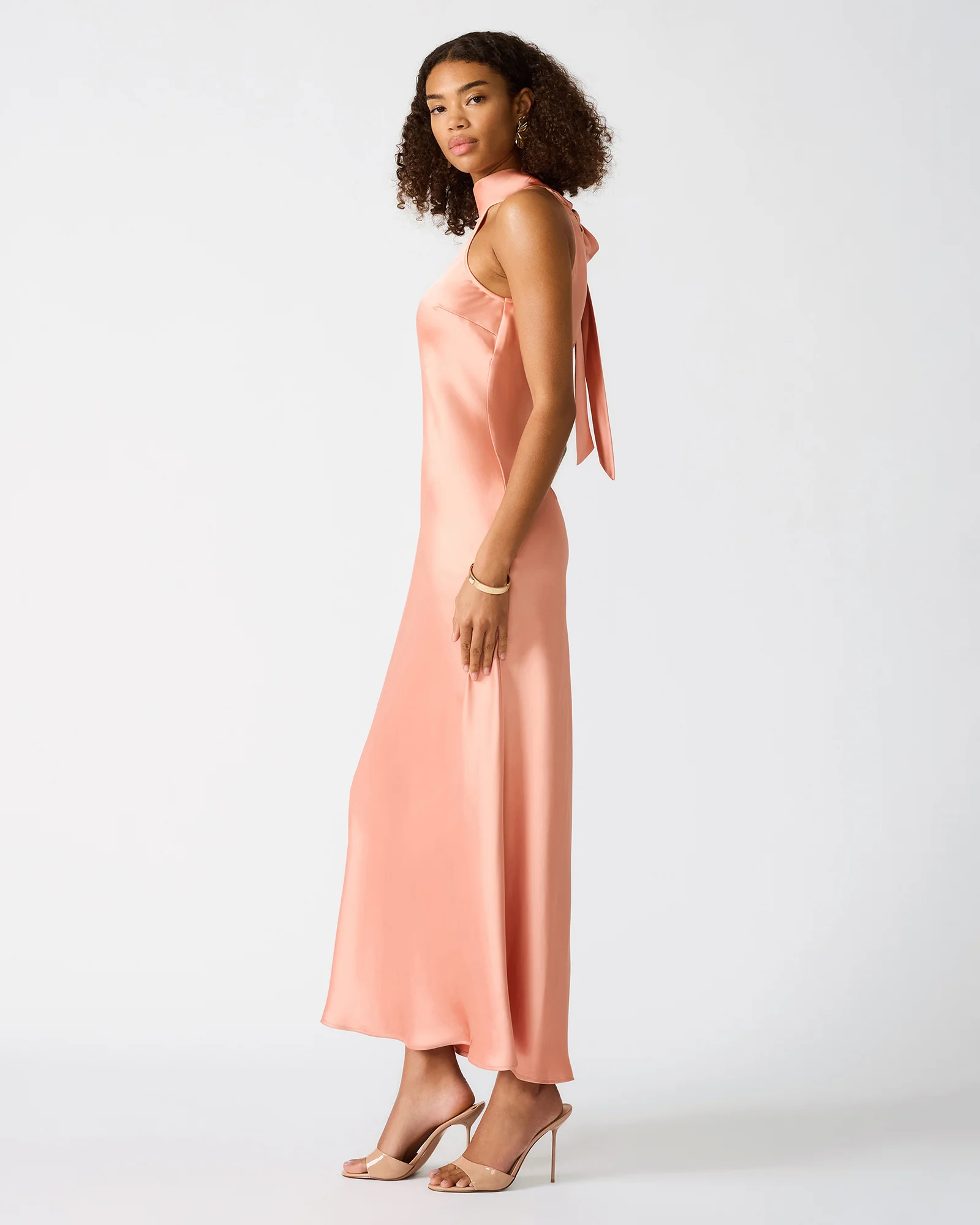 LARA DRESS APRICOT - Image 3