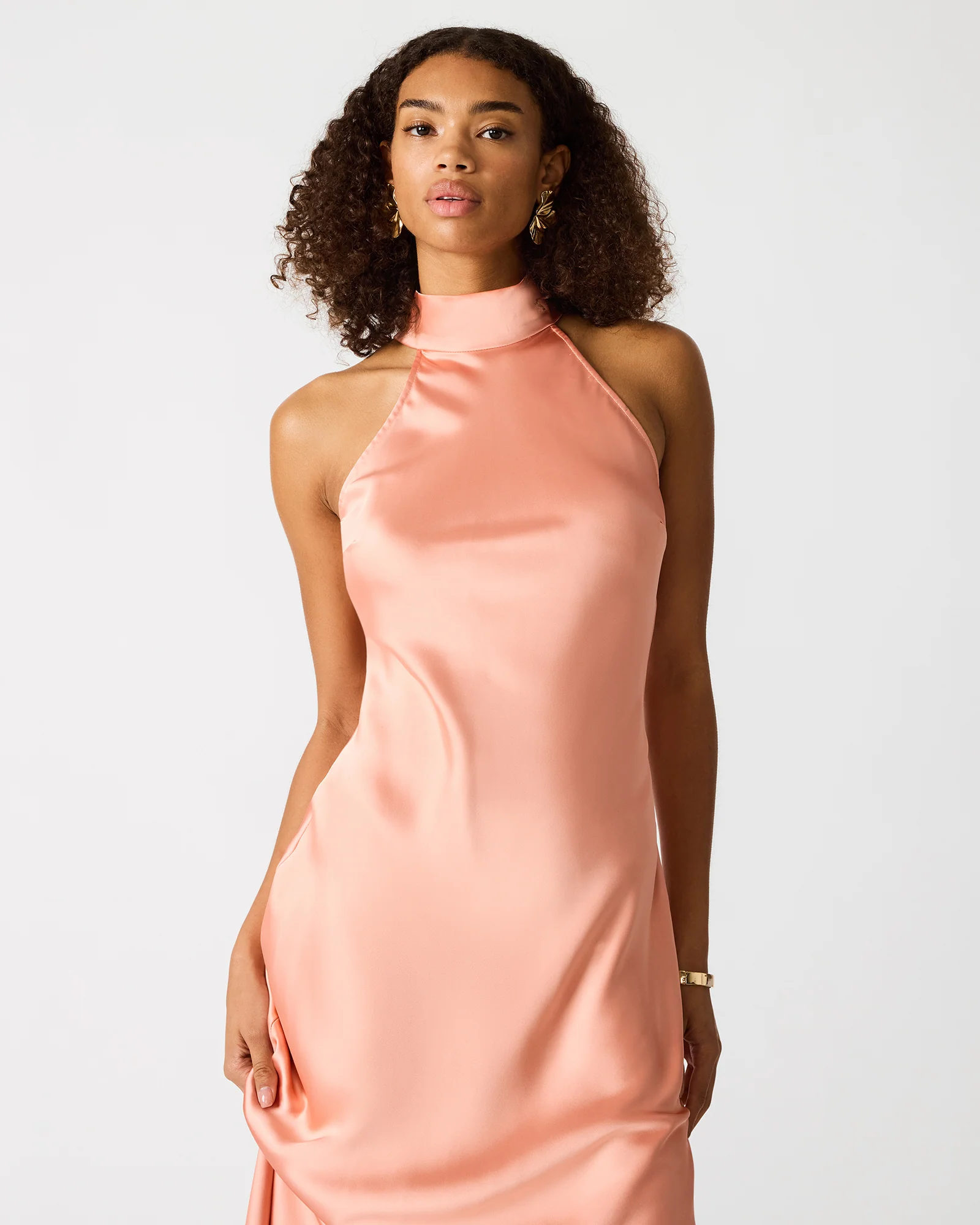 LARA DRESS APRICOT - Image 4