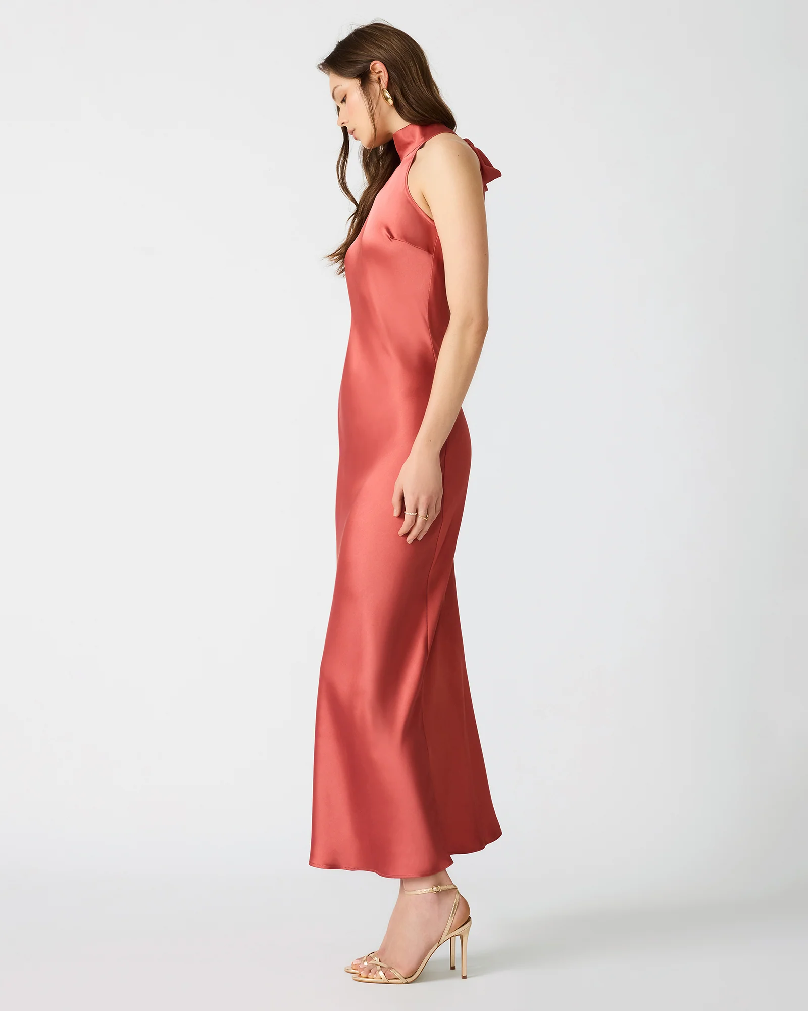 LARA DRESS DUSTY CEDAR - Image 3