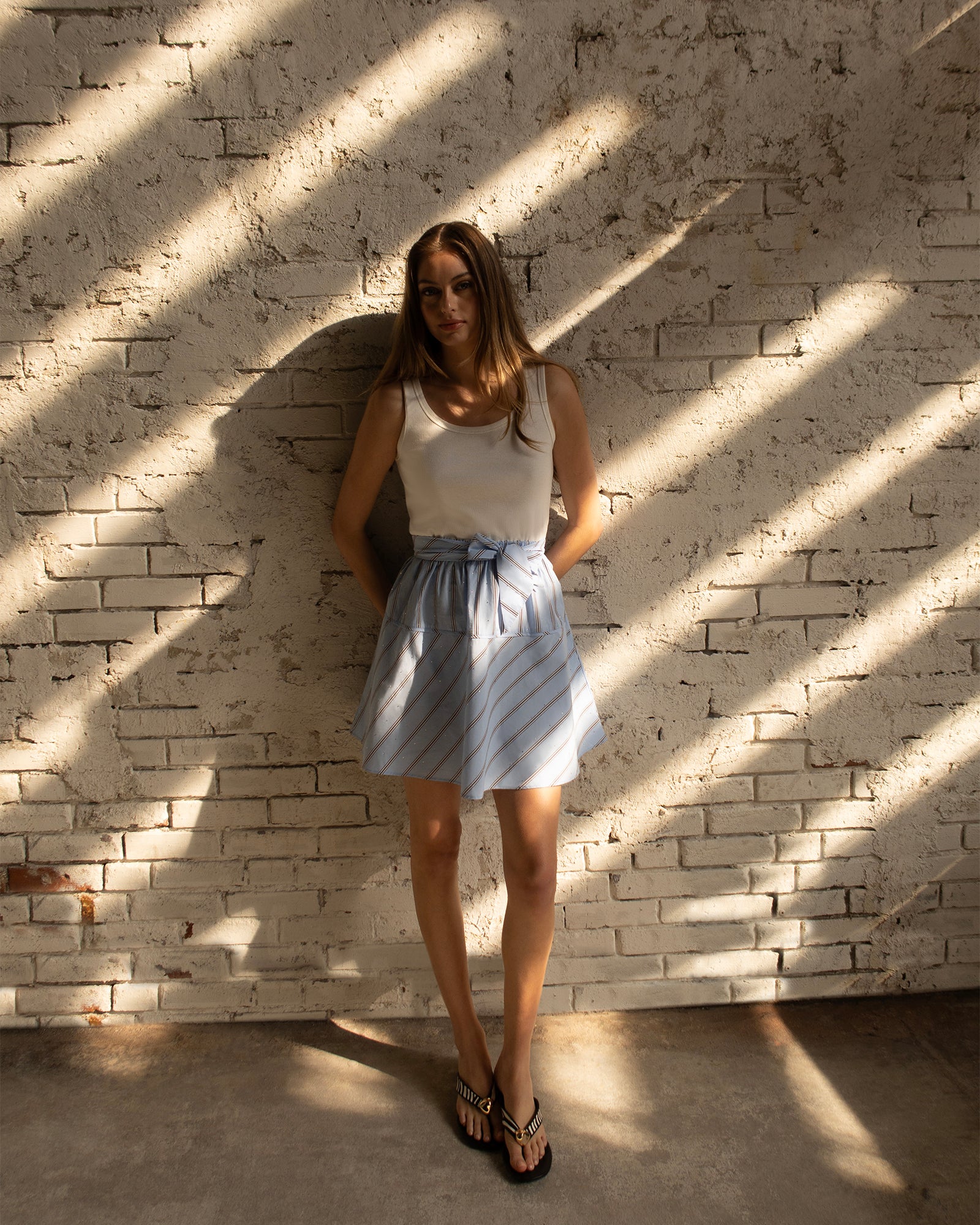 JENNIFER DRESS BLUE MULTI - Image 4