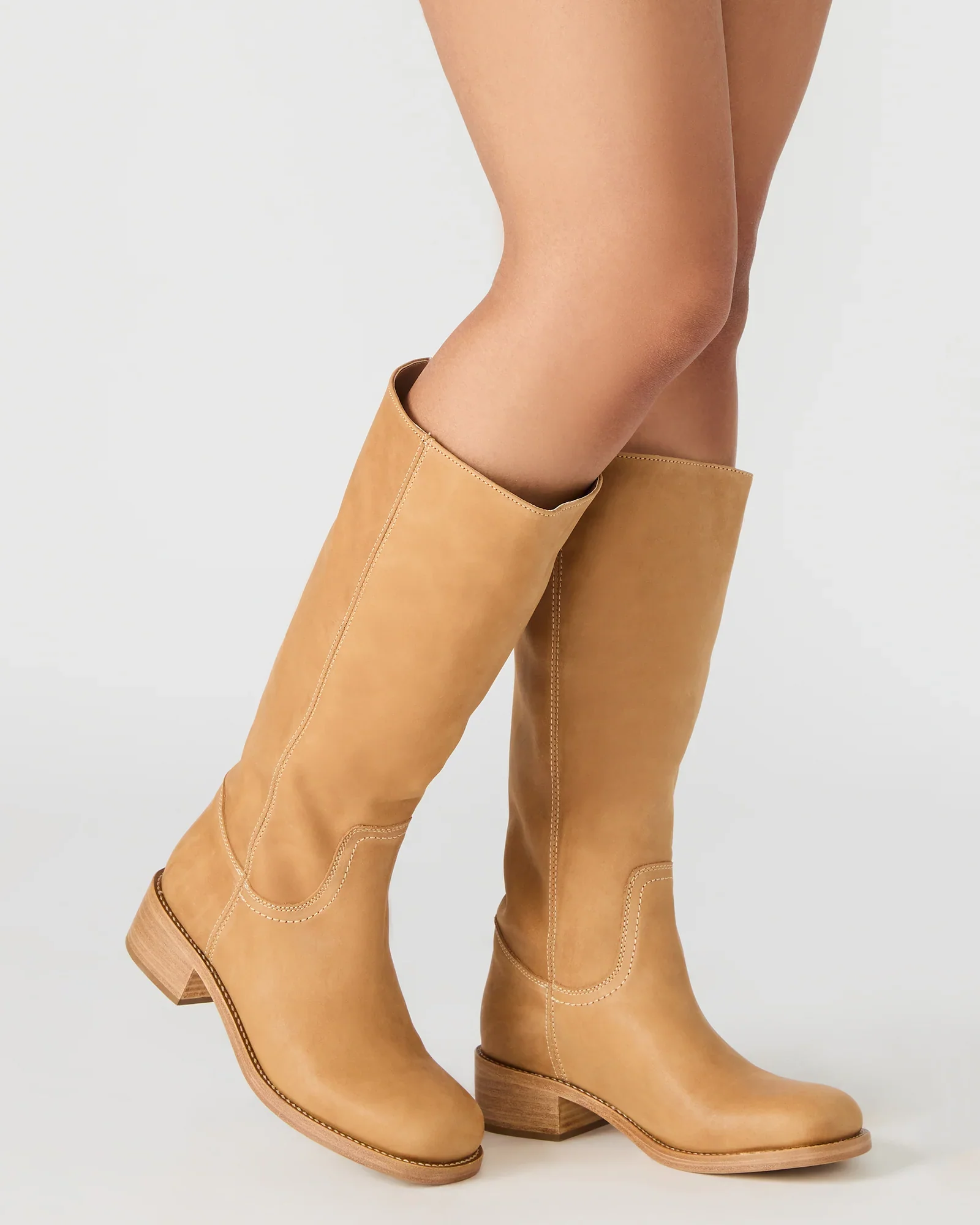 RIGGSS-W WIDE CALF TAN LEATHER - Image 2