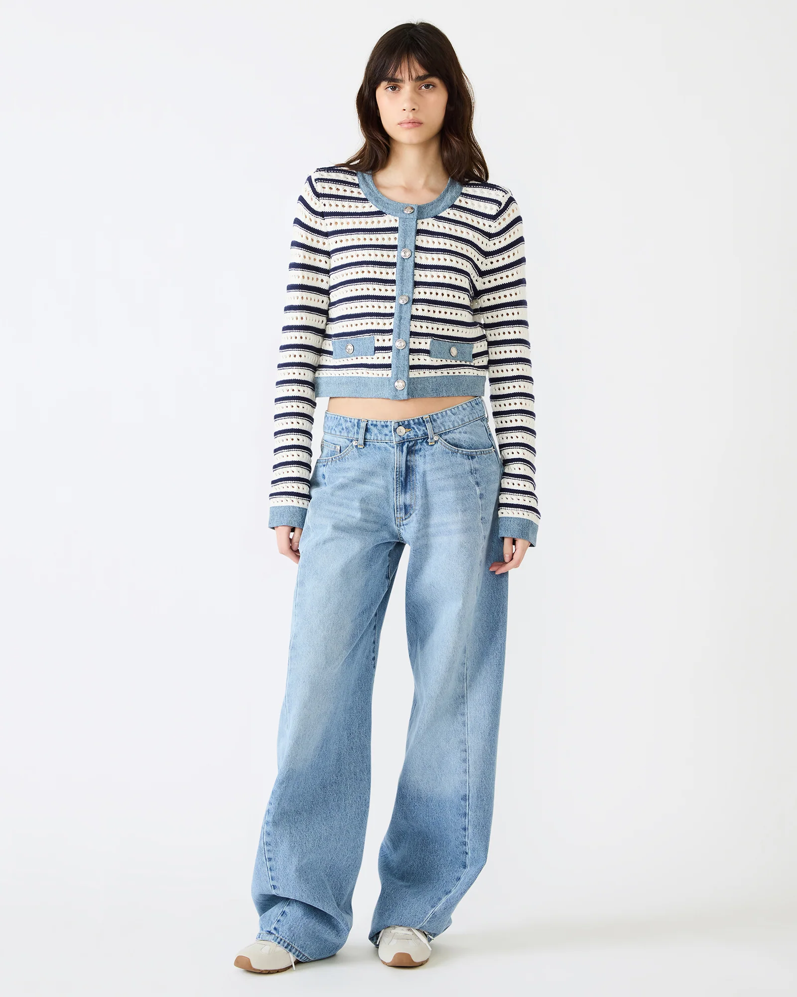 CASETTE CARDIGAN WHITE