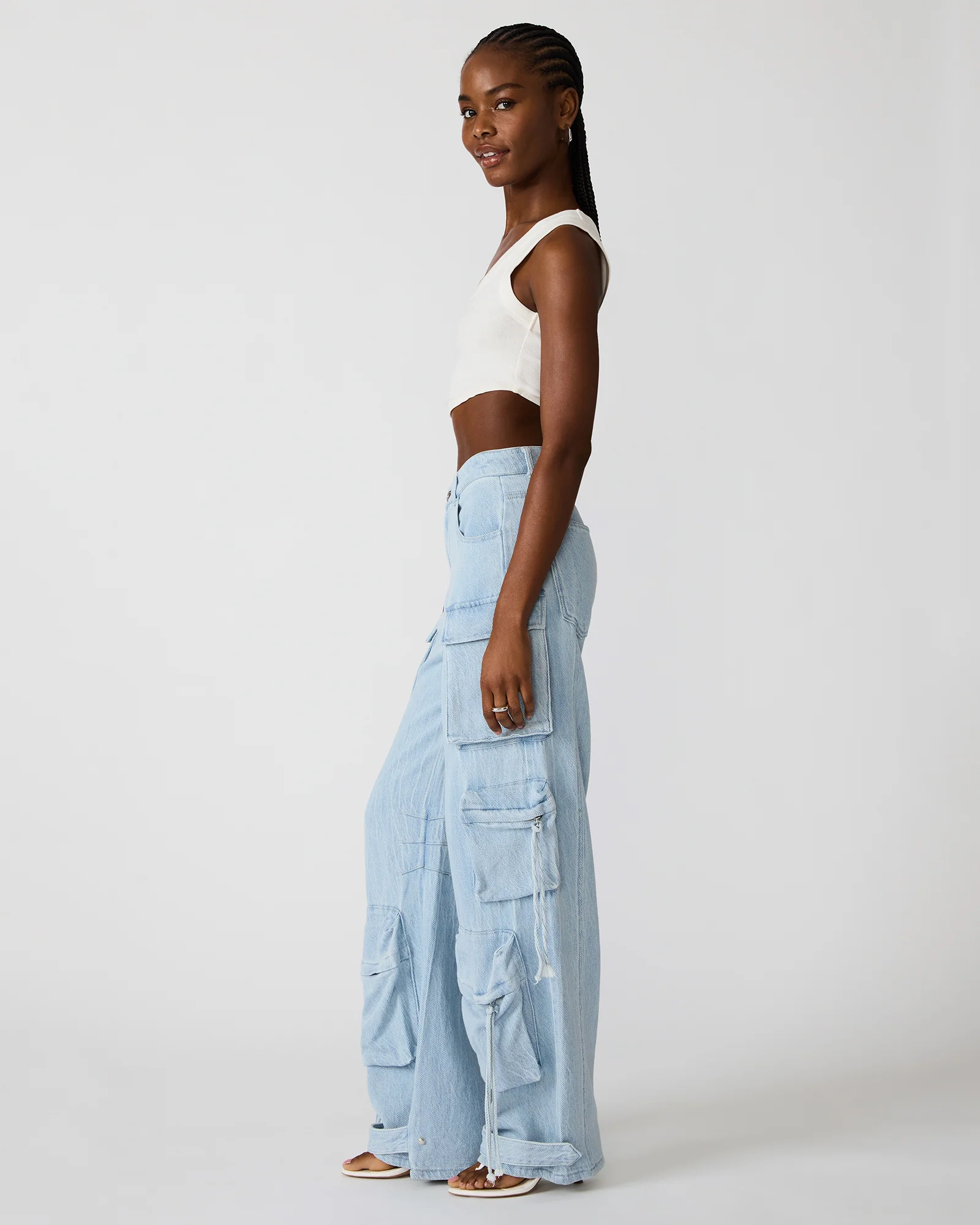 DUO PANT IN LIGHTWEIGHT DENIM BLUE - Image 3