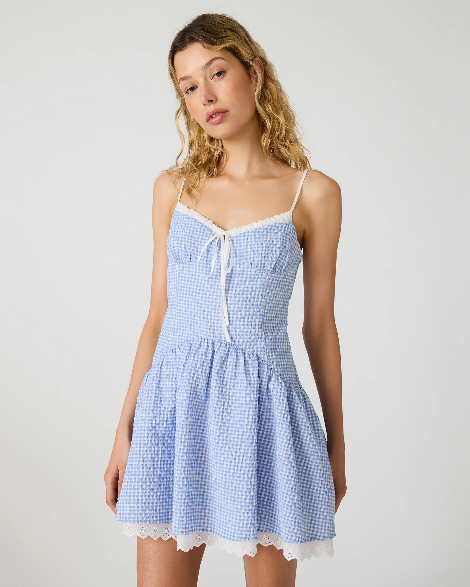 MIETTE DRESS BLUE MULTI - Image 3