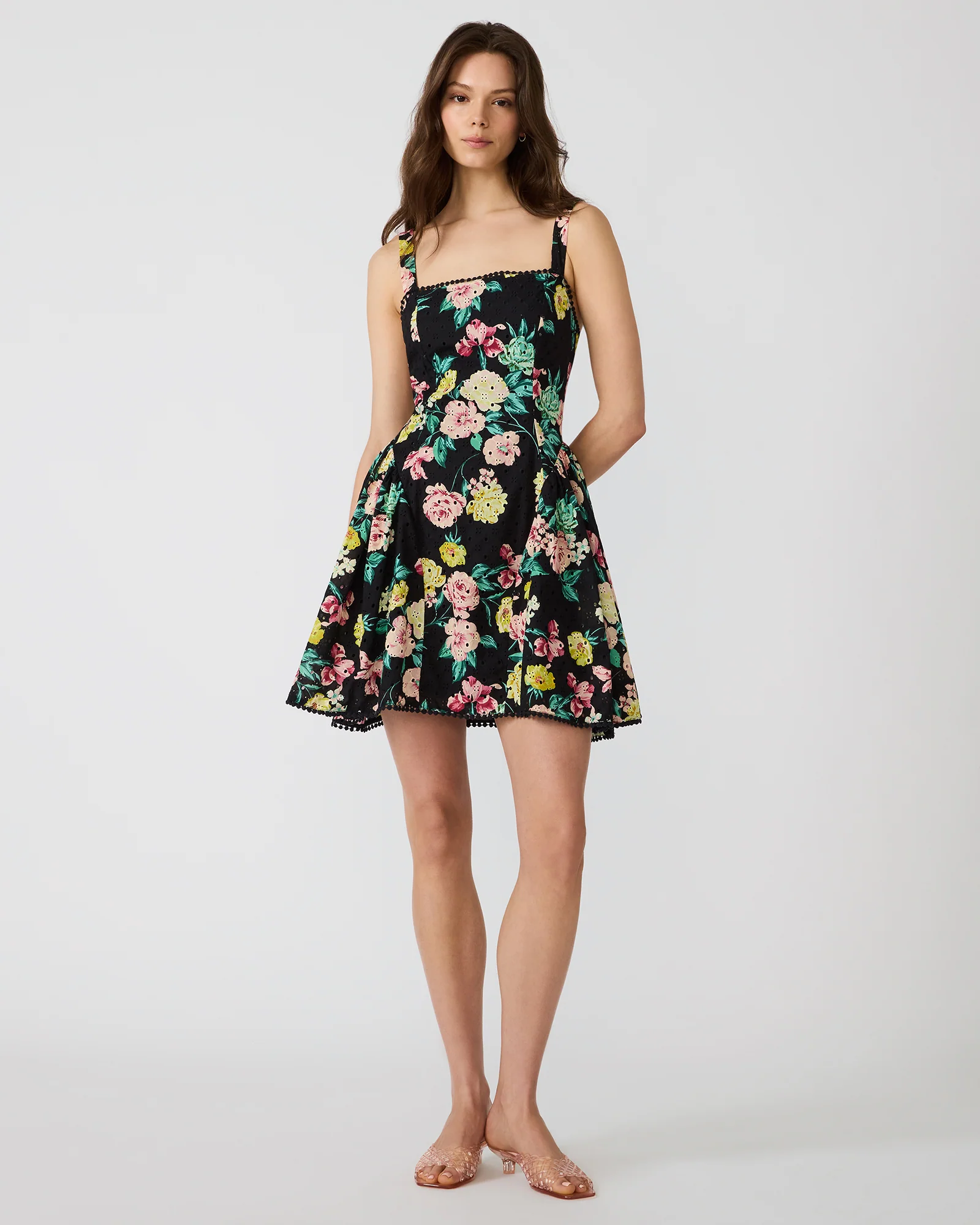 OLYMPIA DRESS BLACK MULTI