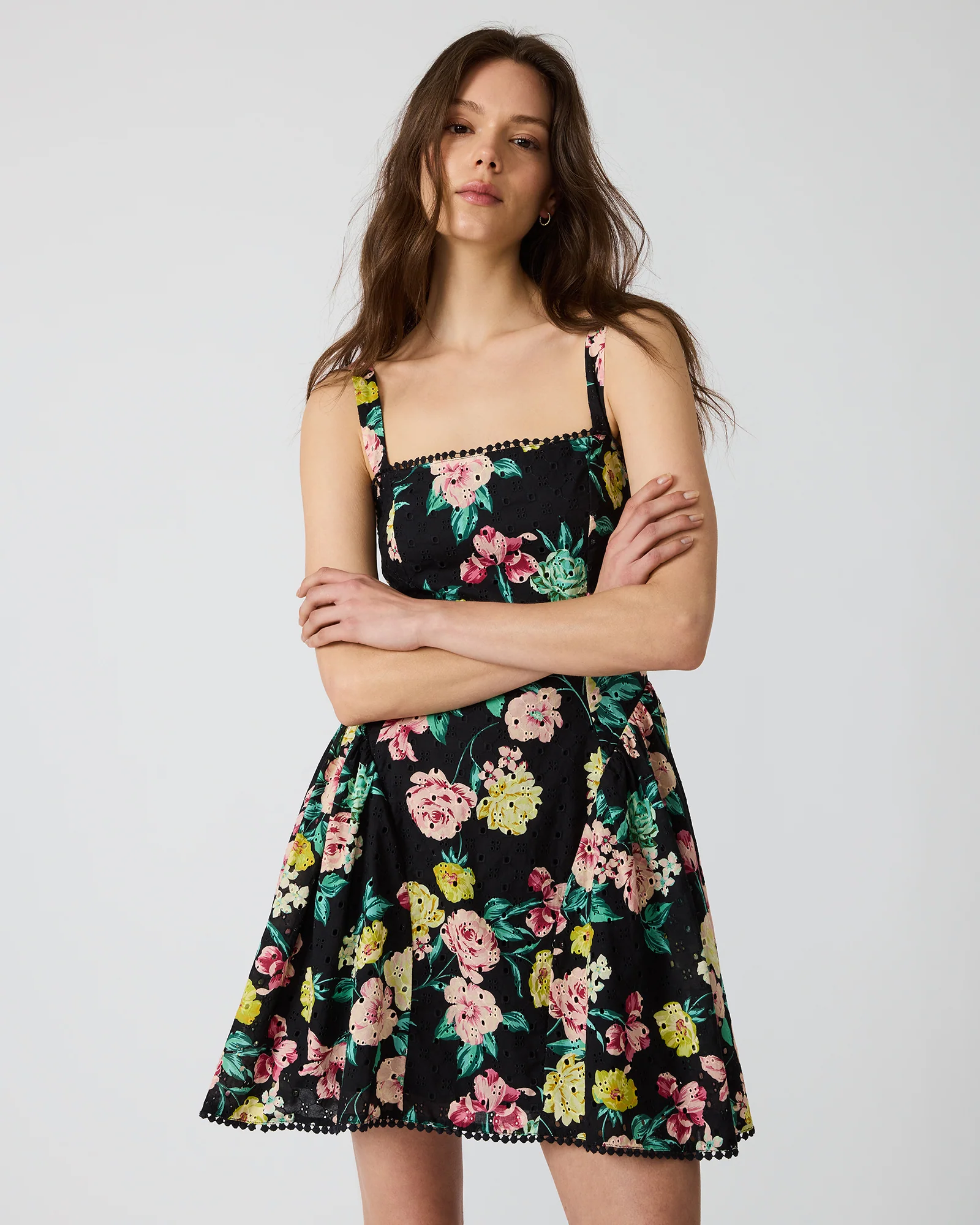 OLYMPIA DRESS BLACK MULTI - Image 3