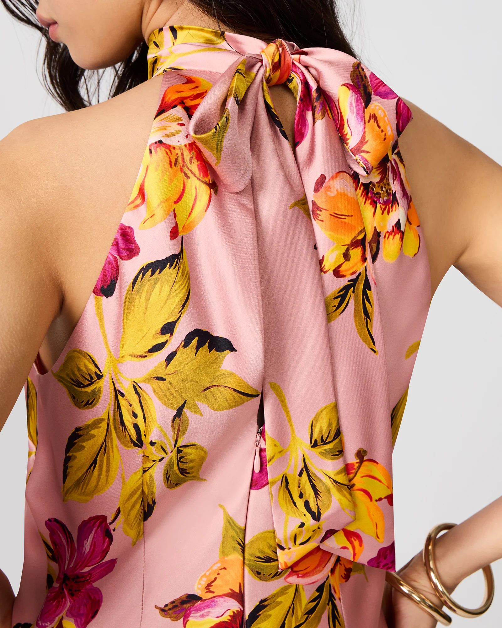 LARA DRESS PINK MULTI - Image 2