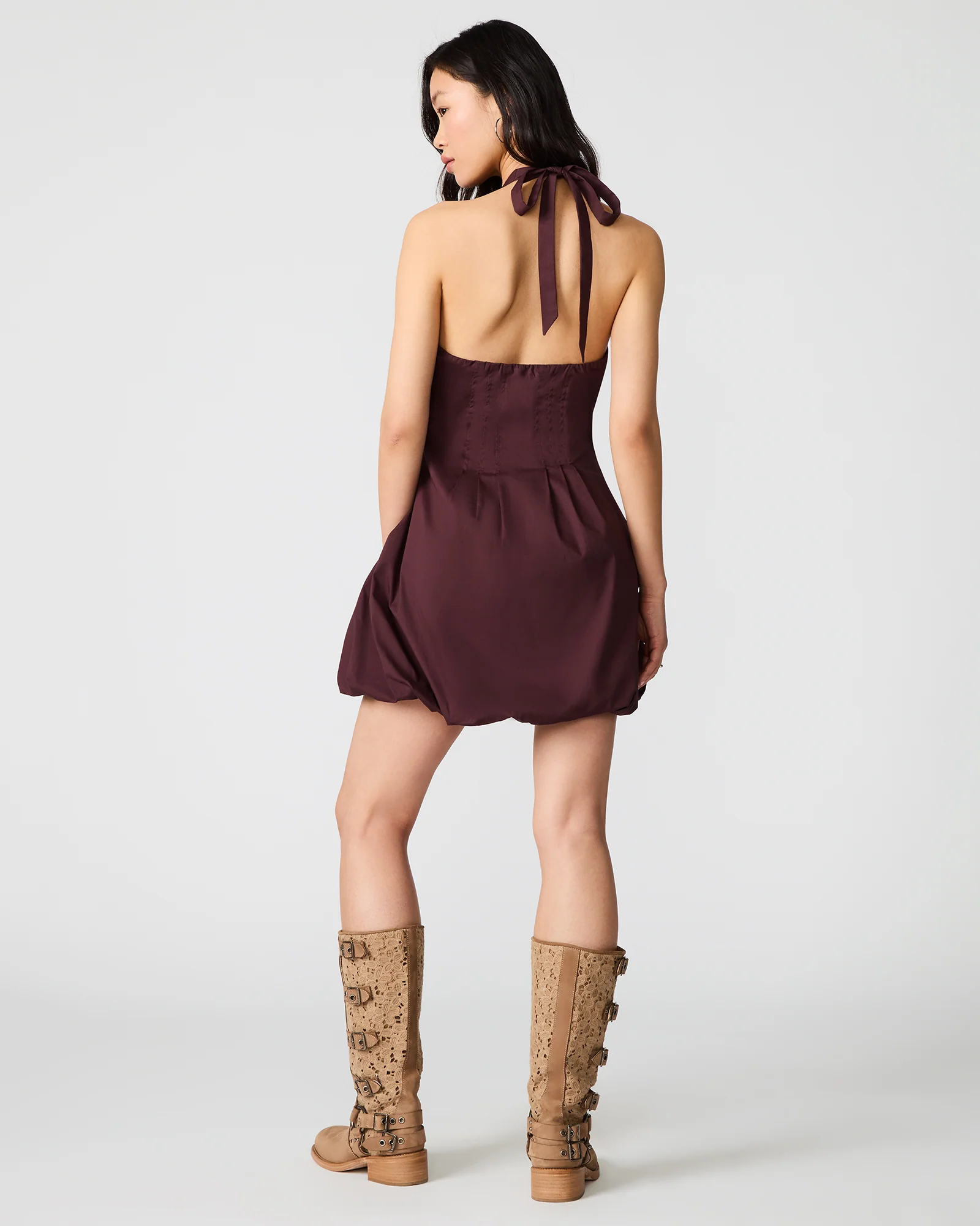 DIANNA DRESS BROWN - Image 5