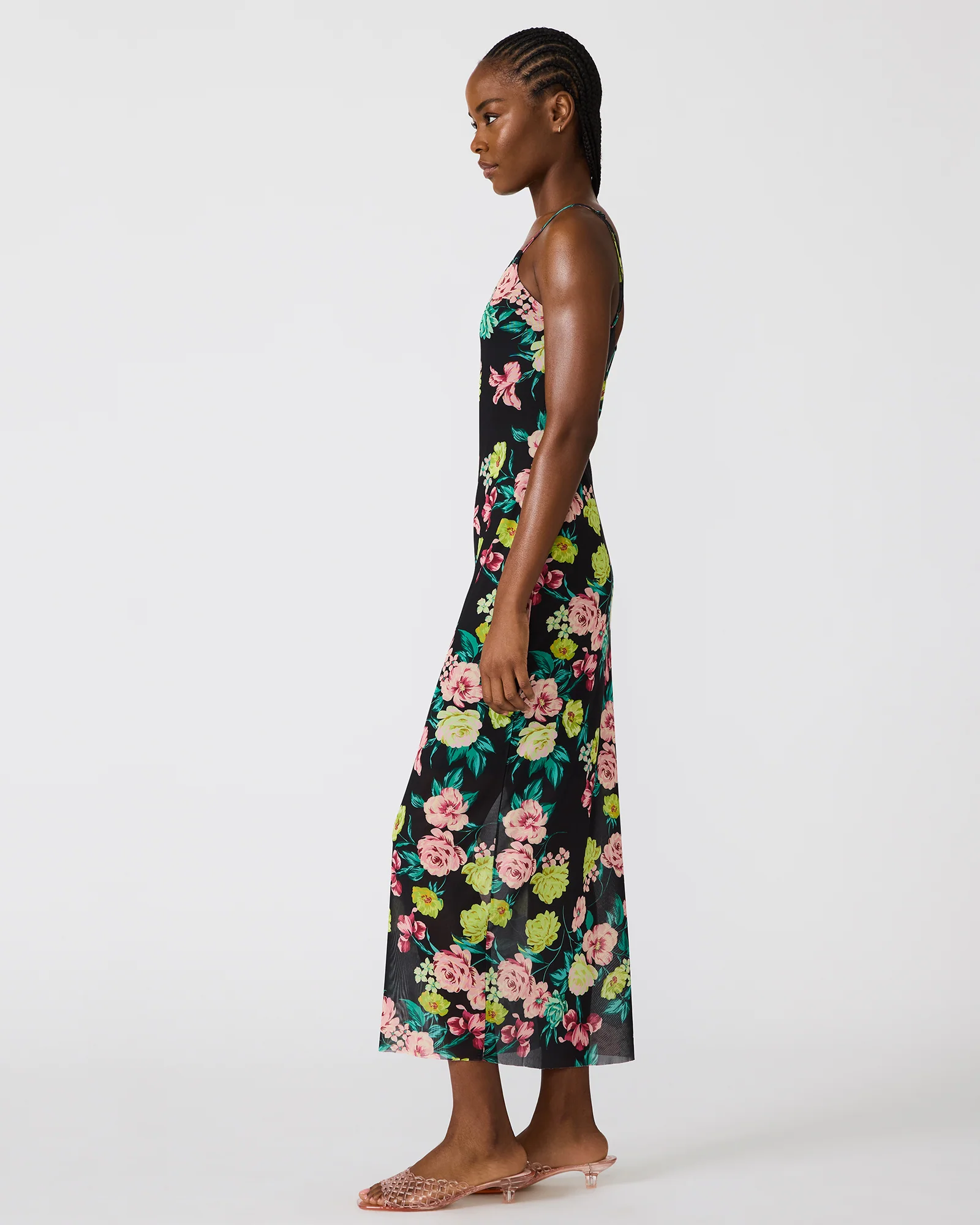 GISELLY DRESS BLACK MULTI - Image 3