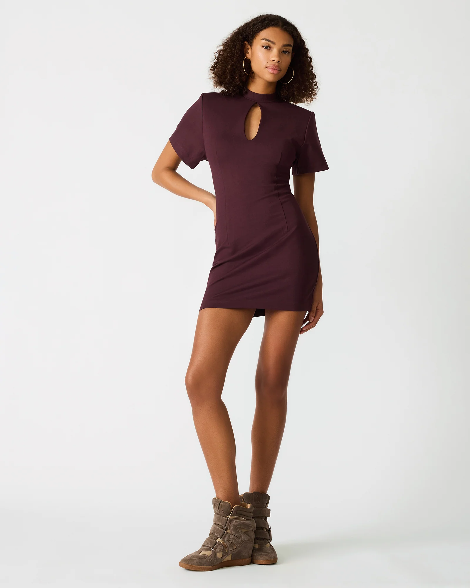 KARLINA DRESS BROWN