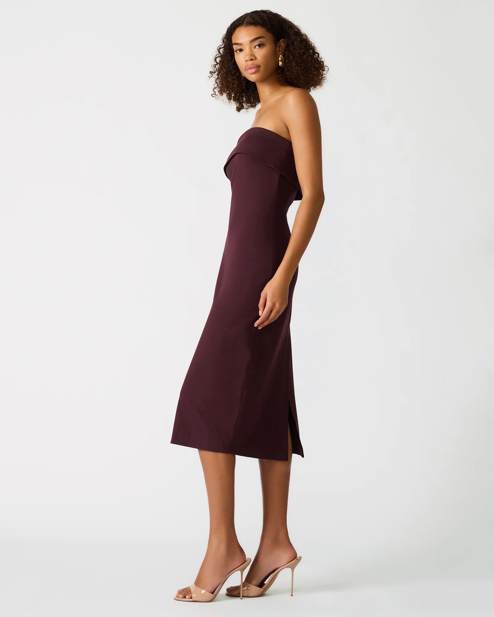 ROSLYNN DRESS BROWN - Image 3