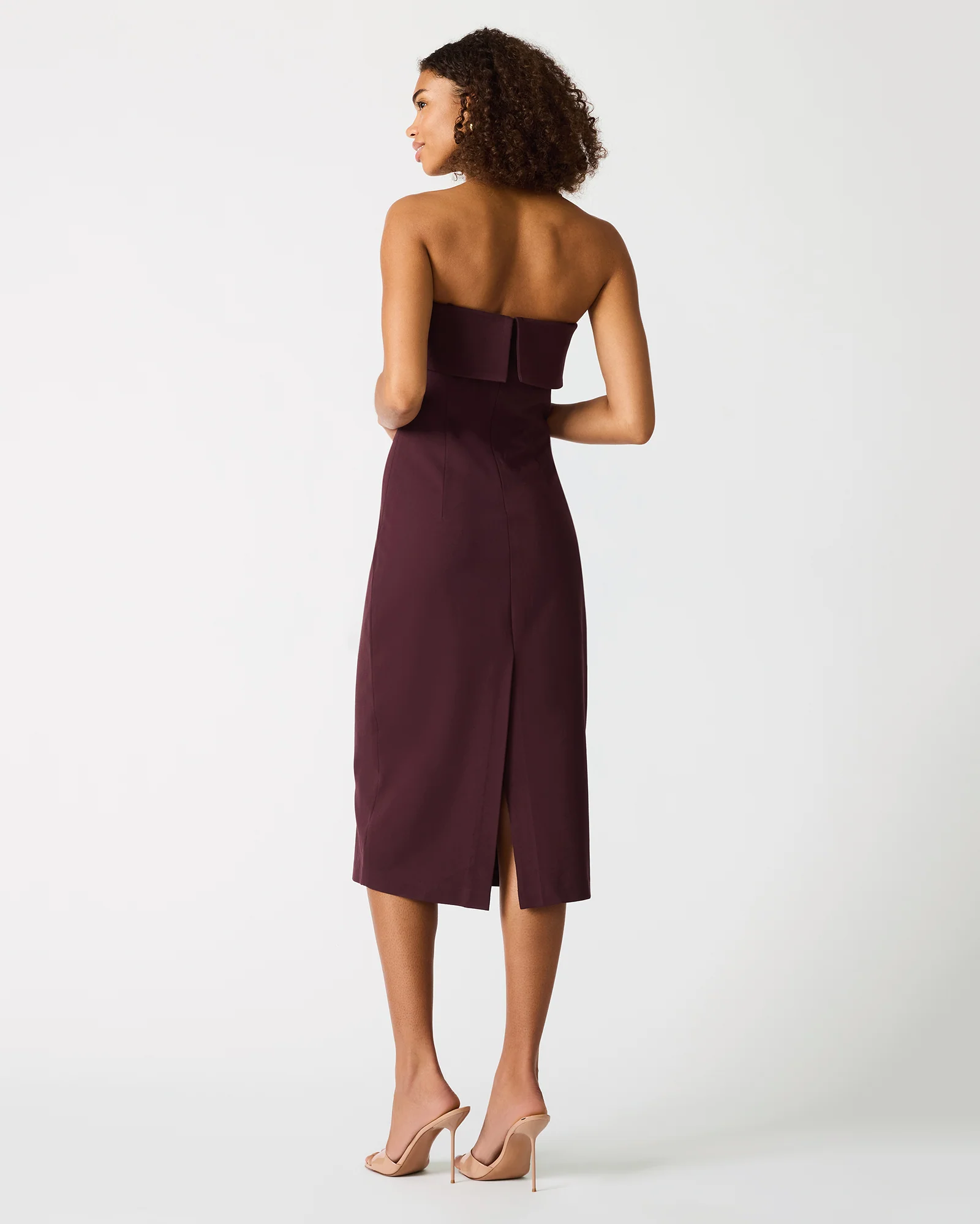 ROSLYNN DRESS BROWN - Image 5