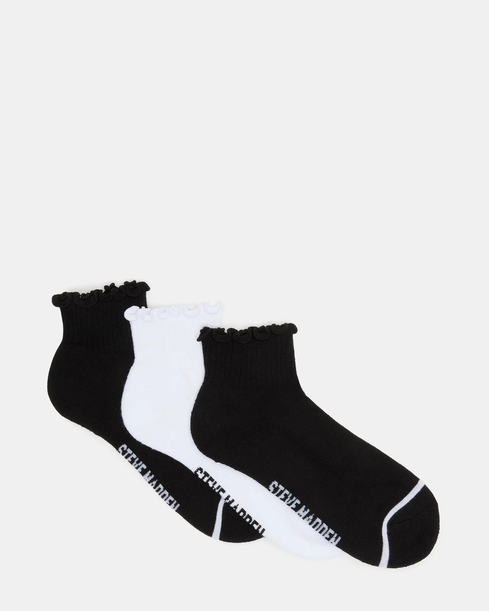 SUNDAY SOCKS BLACK MULTI