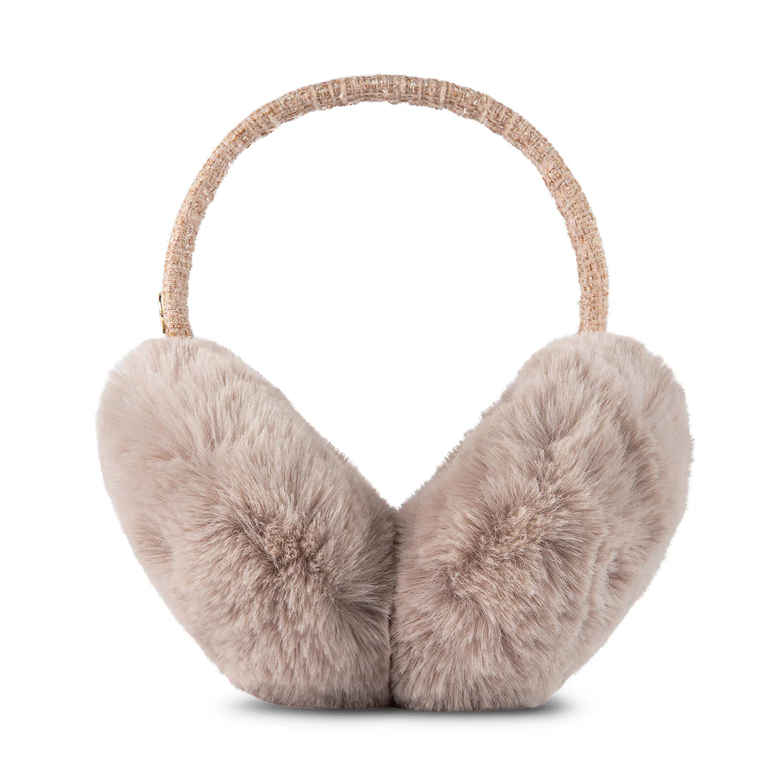FAUX-FUR EARMUFF TAN - Image 2